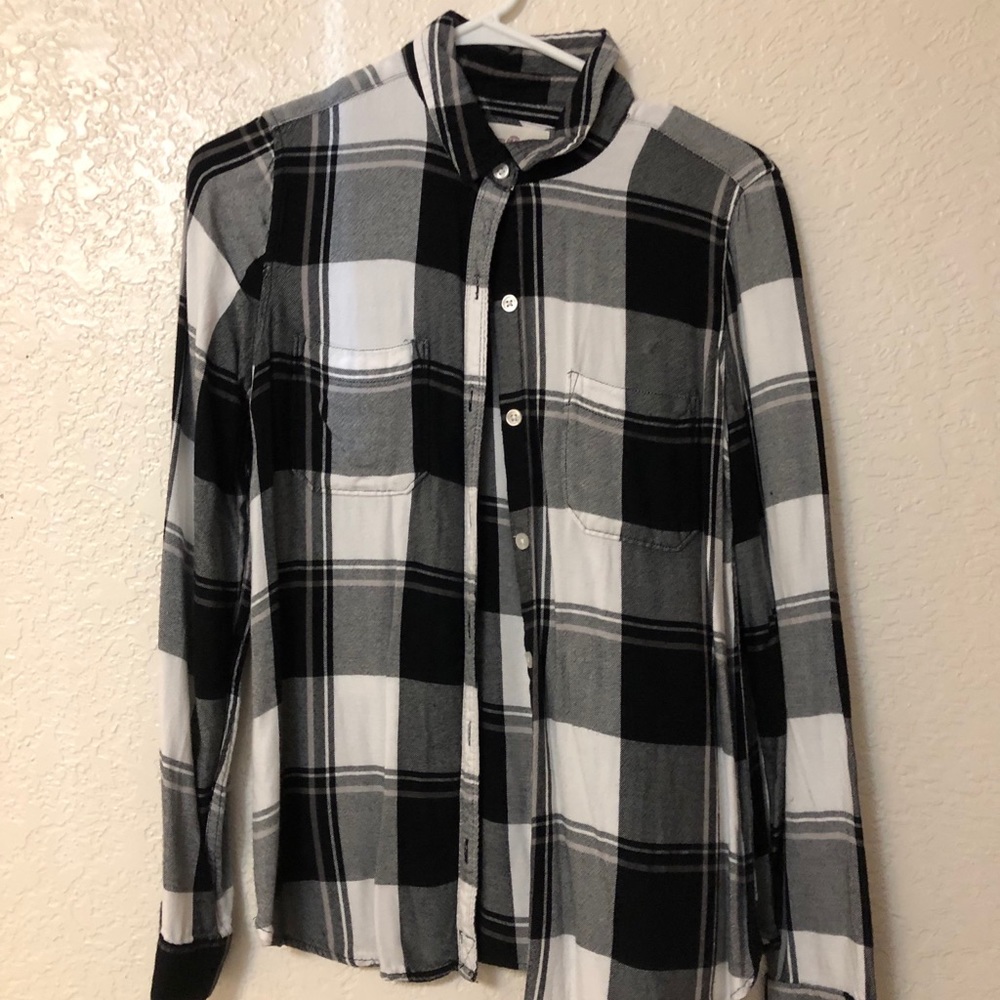 Black & white flannel